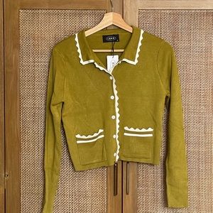 Cider Olive & Ivory Sweater